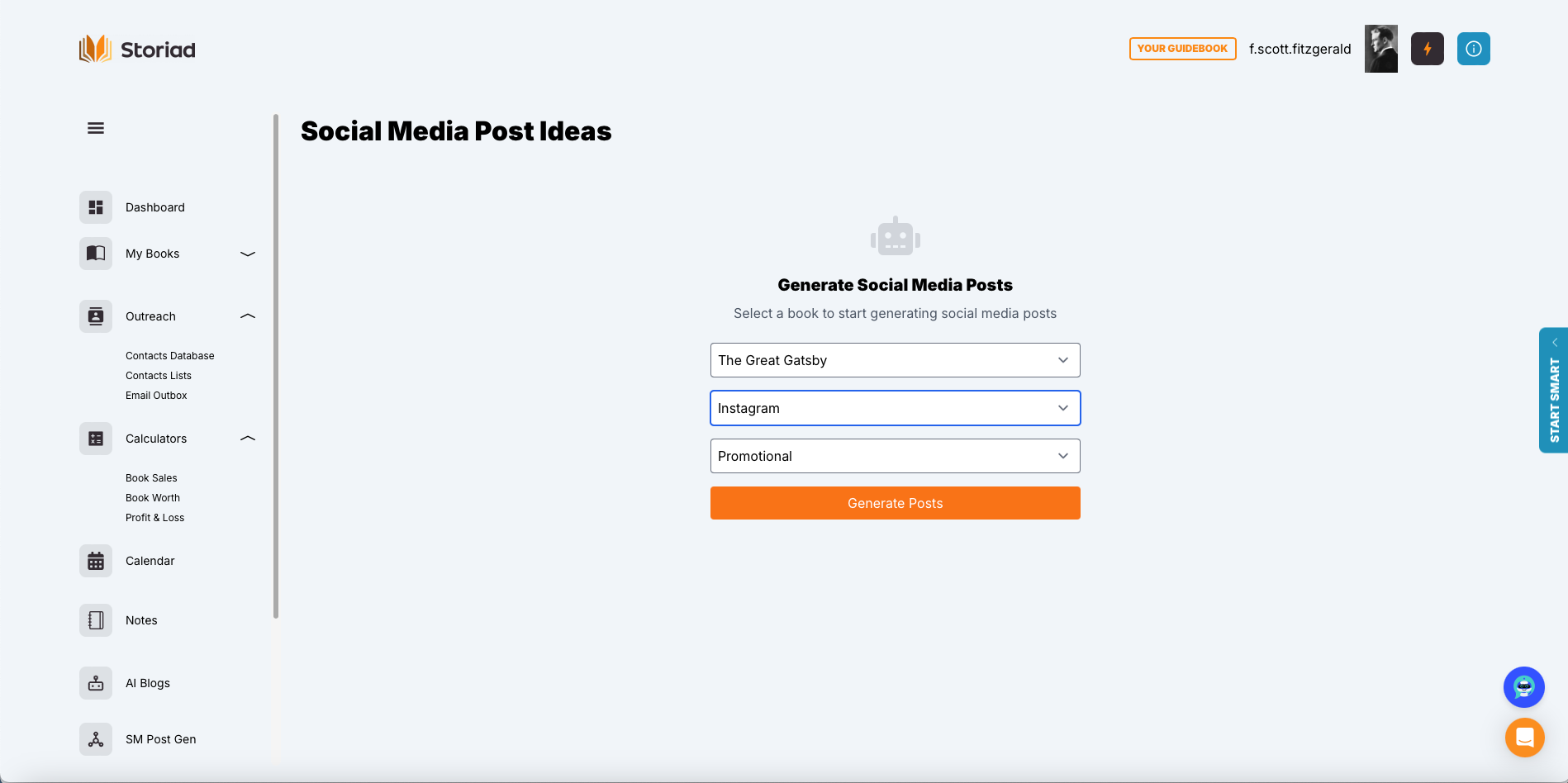 Social Media Post Idea Gen