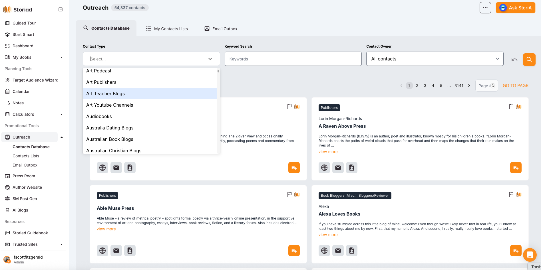 Contacts Database